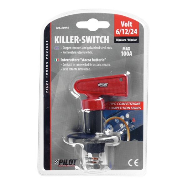 INTERRUPTOR BATERIA TIPO COMPETICION 6/12/24V 100A - Imagen 2