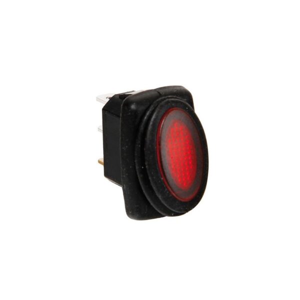 INTERRUPTOR IMPERMEABLE LED ROJO 12/24V 10A - Imagen 3