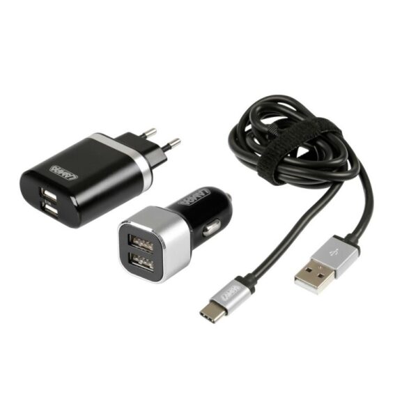 KIT 3 EN 1 TIPO C CARGA RAIDA 12/24V +230V - Imagen 2