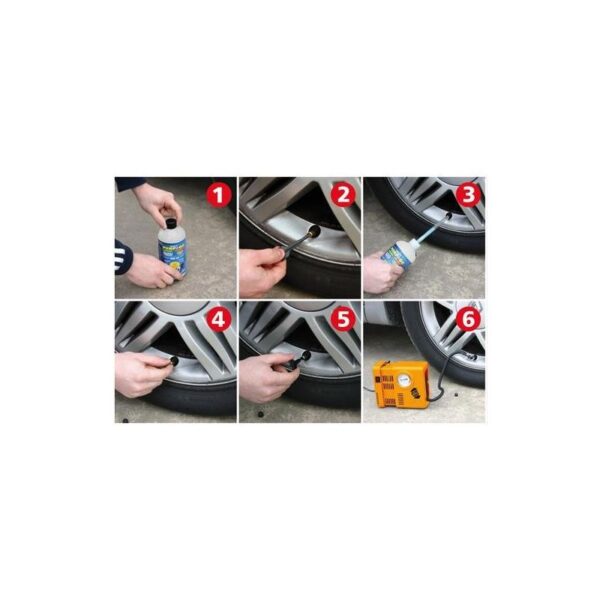 KIT DE REPARA PINCHAZOS + COMPRESOR - Imagen 3