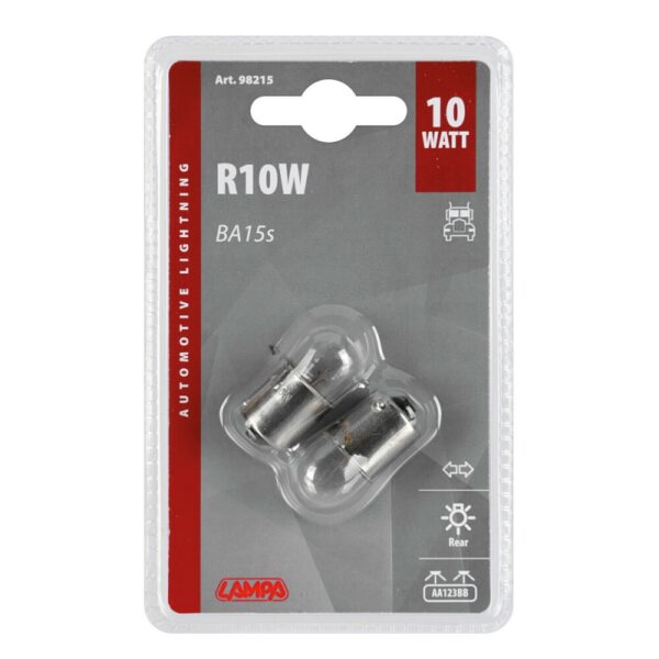 LAMPARA R10W 24V 10W BA15S HOMOLOGACION E (BLISTER 2 UNIDADES) - Imagen 5