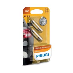 LAMPARA C5W PHILIPS 12V (2 UNIDADES)
