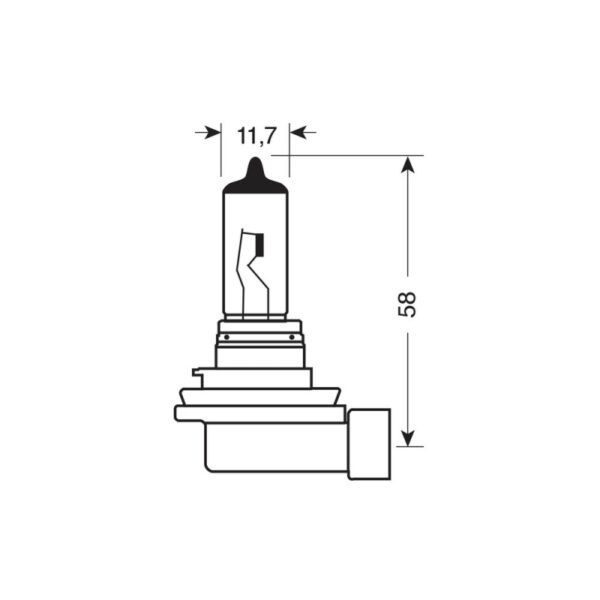 LAMPARA H11 12V 55W PGJ19-2 (BLISTER 1 UNIDAD) - Imagen 4