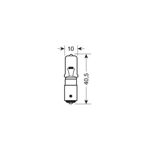 LAMPARA H21W BLANCO 24V BAY9S CON CASQUILLO HOMOLOGACION E (BLISTER 2 UNIDADES) - Imagen 2