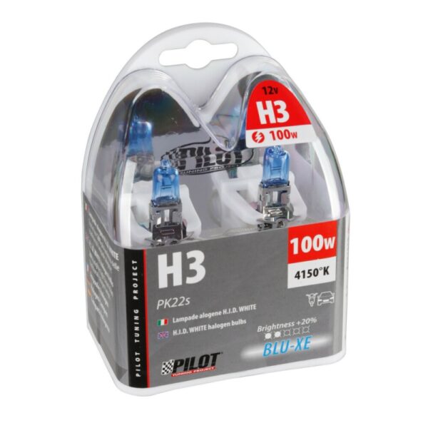 LAMPARA H3 BLUE-XE 12V 100W PK22S (2 UNIDADES) - Imagen 2