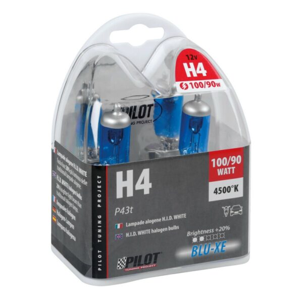 LAMPARA H4 BLUE-XE 12V 100/80W P43T (BLISTER 2 UNIDADES) - Imagen 2