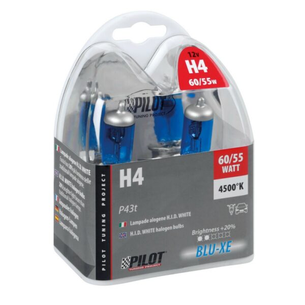 LAMPARA H4 BLUE-XE H4 12V 60/55W P43T HOMOLOGACION E (BLISTER 2 UNIDADES) - Imagen 3