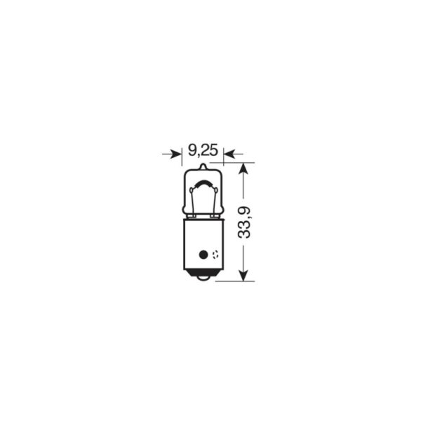 LAMPARA H6W 12V 6W BAX9S HOMOLOGACION E (2 UNIDADES) - Imagen 4