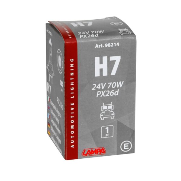 LAMPARA H7 24V 70W PX6D (CAJA 1 UNIDAD) - Imagen 5