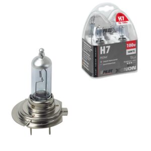 LAMPARA H7 HALÓGENA XENON 12V 100W PX26D (BLISTER 2 UNIDADES)