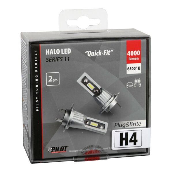 LAMPARA HALO LED SERIE 11 QUICK-FIT H4 15W (2 UNIDADES) - Imagen 3