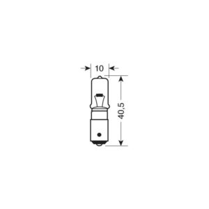 LAMPARA HALOGENA 12V BAY9S H21W 21W (2 UNIDADES)