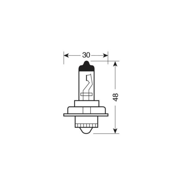 LAMPARA HALOGENA S3 12V 15W P26S - Imagen 3