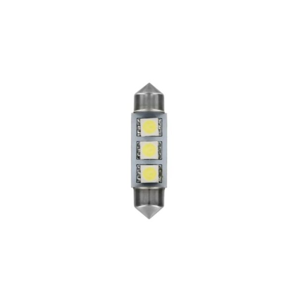 LAMPARA HYPER LED 10X39 MM BLANCO 24/28V 3SMD 3 CHIP SV8,5-8 (BOLSA 20 UNIDADES) - Imagen 4