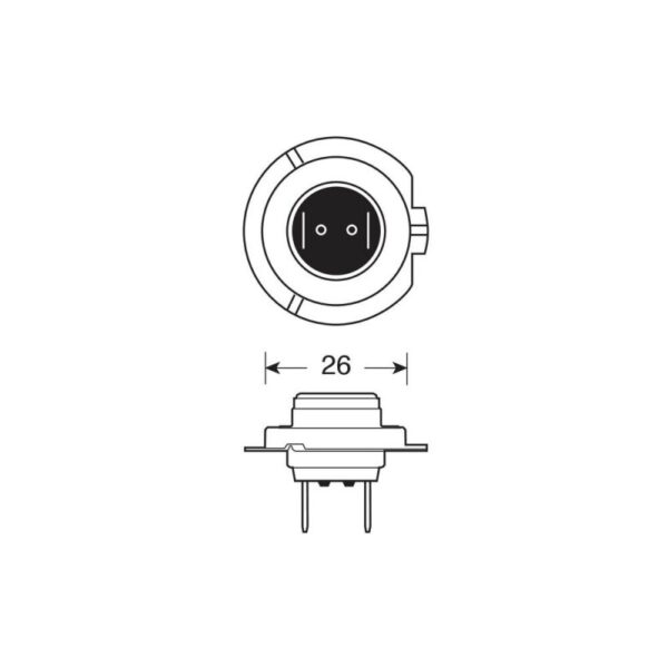 LAMPARA LED 10 - 30V-(H7)-25W - 1 PZ - D/BLISTER - Imagen 2