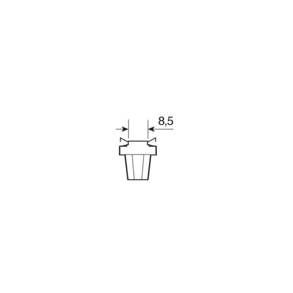LAMPARA LED BLANCO 24V B8,5D SALPICADERO (BLISTER 2 UNIDADES) - Imagen 2