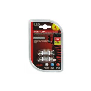 LAMPARA LED SILURO BLANCO 24V SV8,5-8 (BLISTER 2 UNIDADES)