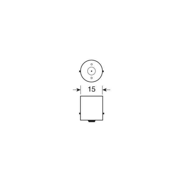 LAMPARA P21W 1 FILAMENTO BLANCO 24V 21W BA15S HOMOLOGACION E (CAJA 10 UNIDADES) - Imagen 3