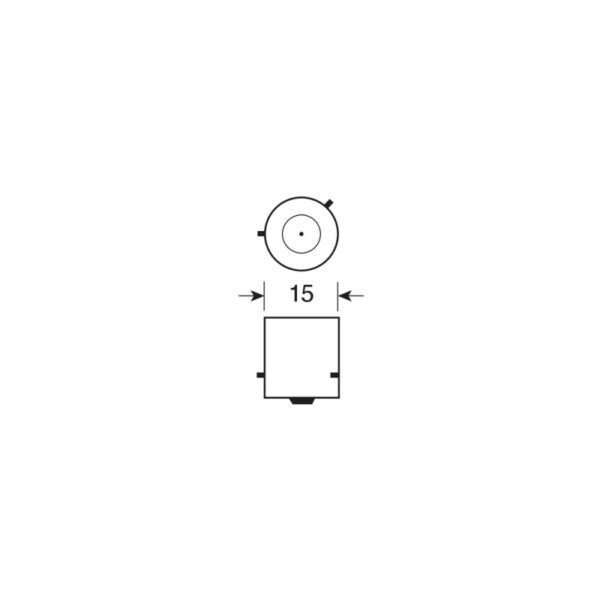 LAMPARA PY21W 1 FILAMENTO AMBAR 12V 21W HOMOLOGACION E (BLISTER 2 UNIDADES) - Imagen 3