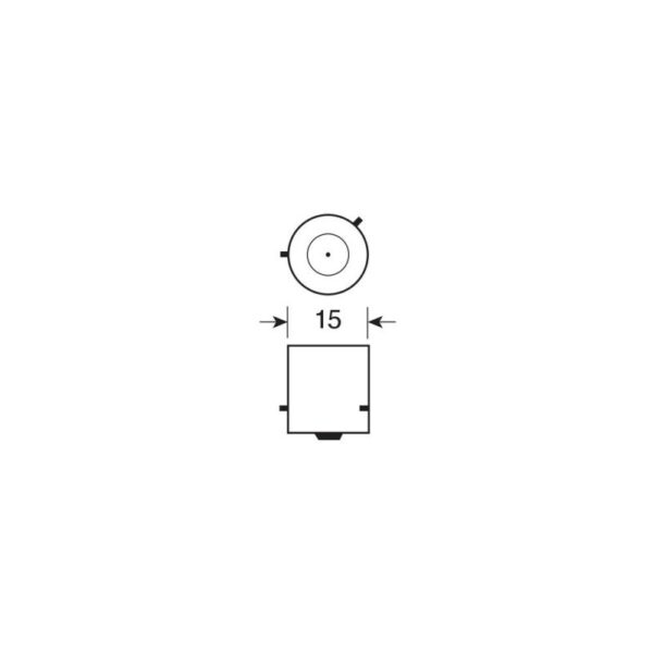 LAMPARA PY21W 1 FILAMENTO AMBAR 24V 21W HOMOLOGACION E (CAJA 10 UNIDADES) - Imagen 3