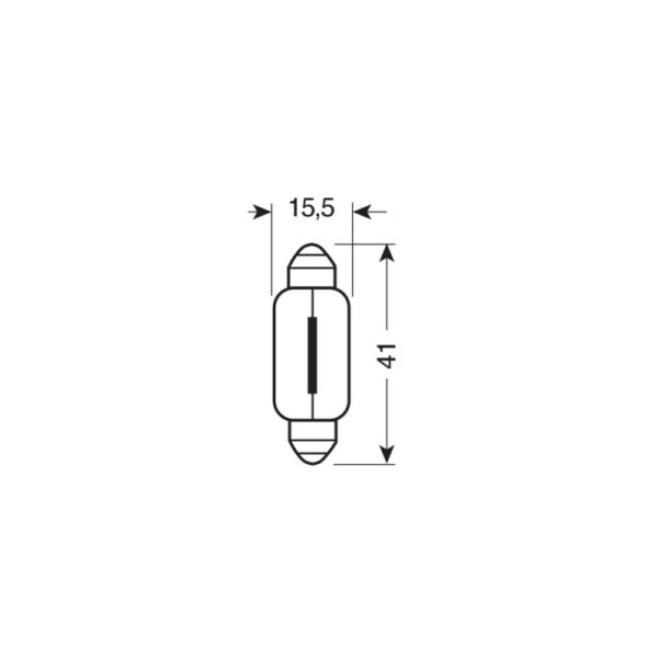 LAMPARA SILURO 12V 18W 15X41MM - Imagen 4
