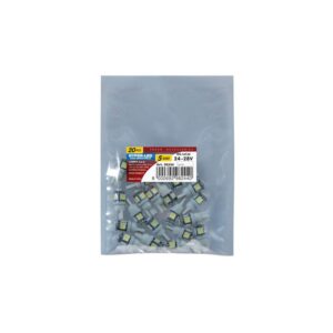 LAMPARA T10 HYPER LED BLANCO 24/28V 5SMD 3 CHIP W2,1X9,5D (BOLSA 20 UNIDADES)