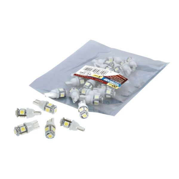 LAMPARA T10 HYPER LED BLANCO 24/28V 5SMD 3 CHIP W2,1X9,5D (BOLSA 20 UNIDADES) - Imagen 5
