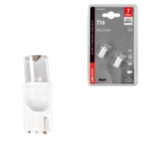 LAMPARA T10 LED BLANCA T10 12V W2,1X9,5D (BLISTER 2 UNIDADES)