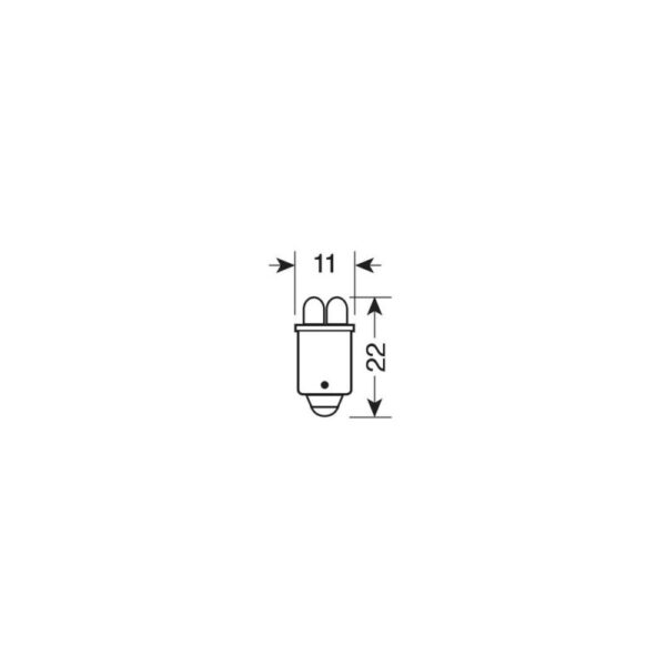 LAMPARA T4W 4 LED BLANCO 24V BA9S (BLISTER 2 UNIDADES) - Imagen 3