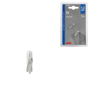 LAMPARA T5 12V 1,2W W2X4,6D HOMOLOGACION E (2 UNIDADES)