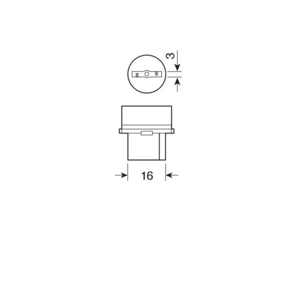 LAMPARA W21W 12V 21W W3X16D HOMOLOGACION E (BLISTER 2 UNIDADES) - Imagen 2