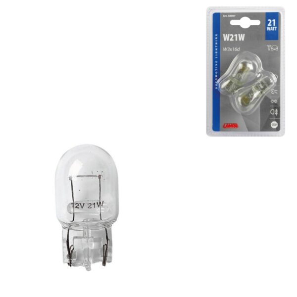LAMPARA W21W 12V 21W W3X16D HOMOLOGACION E (BLISTER 2 UNIDADES) - Imagen 5