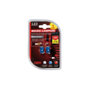 LAMPARA W5W LED AZUL 24V W2,1X9,5D (BLISTER 2 UNIDADES)
