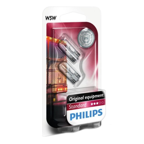 LAMPARA W5W PHILIPS 24V (Blister 2 unds)
