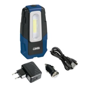 LINTERNA LED RECARGABLE 12/24/230V