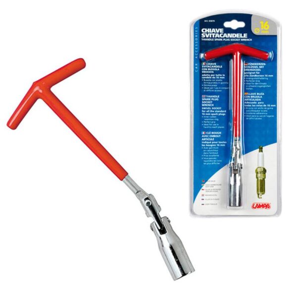 LLAVE DE BUJIA 16MM MANGO 15 CM - Imagen 3