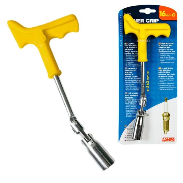 LLAVE DE TAPA T ARTICULADA 16 MM - Imagen 2