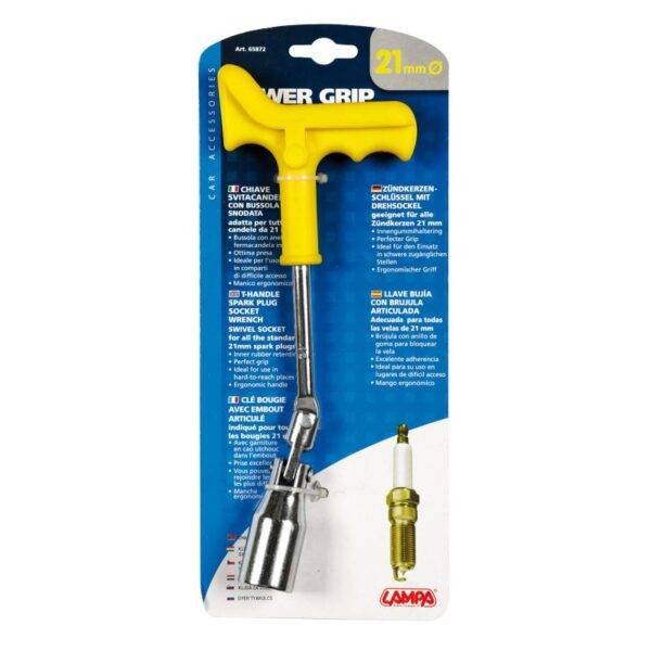 LLAVE DE TAPA T ARTICULADA 21 MM - Imagen 2
