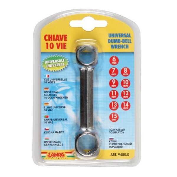 LLAVE HEXAGONAL 10 VÍAS - Imagen 2