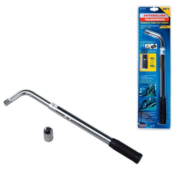 LLAVE RUEDA ACODADA Y EXTENSIBLE (HOMOLOGACION TUV) - Imagen 3