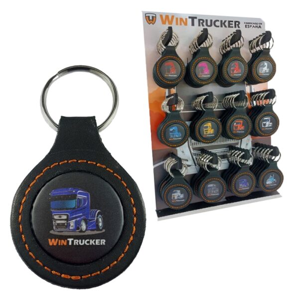 LLAVERO PIEL WINTRUCKER TIPO FORD21 AZUL - Imagen 3