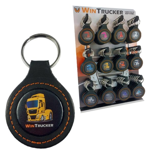 LLAVERO PIEL WINTRUCKER TIPO MAN20 AMARILLO - Imagen 3