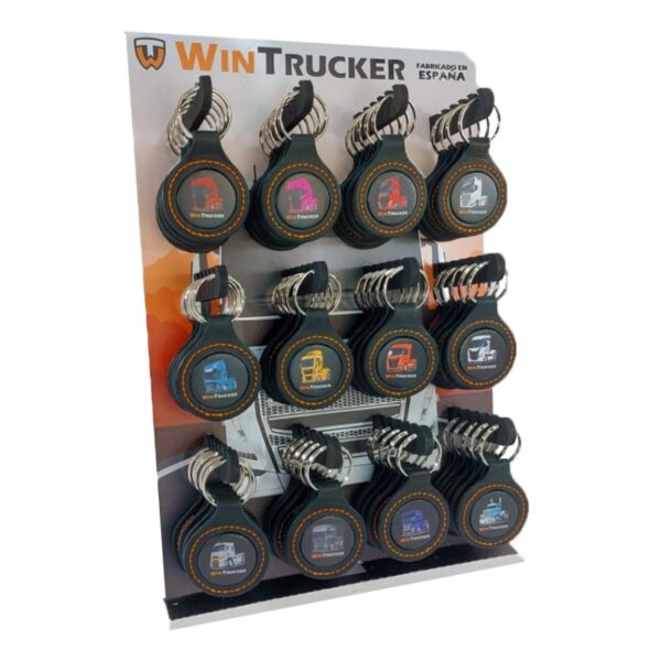 LLAVERO PIEL WINTRUCKER  TIPO PEGASO75A BLANCO - Imagen 2