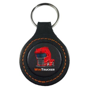 LLAVERO PIEL WINTRUCKER TIPO SCANIA20 ROJO