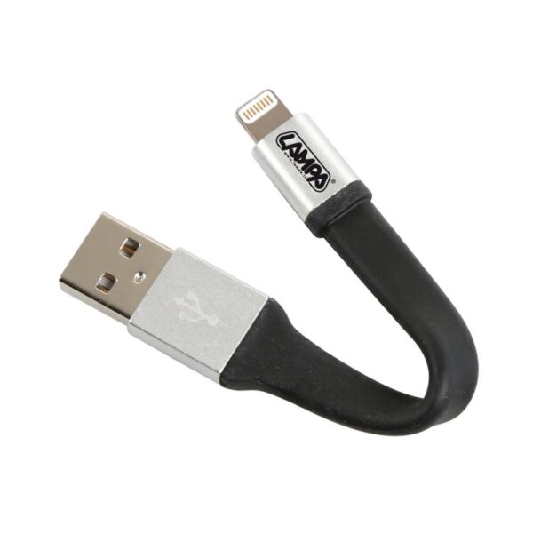 LLAVERO USB Y APPLE LIGHTNING CABLE 10 CM - Imagen 2