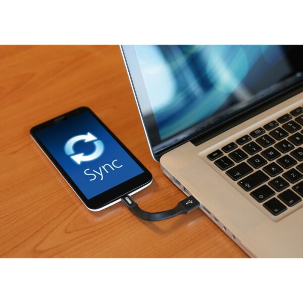 LLAVERO USB Y MICRO USB CABLE 10 CM - Imagen 4