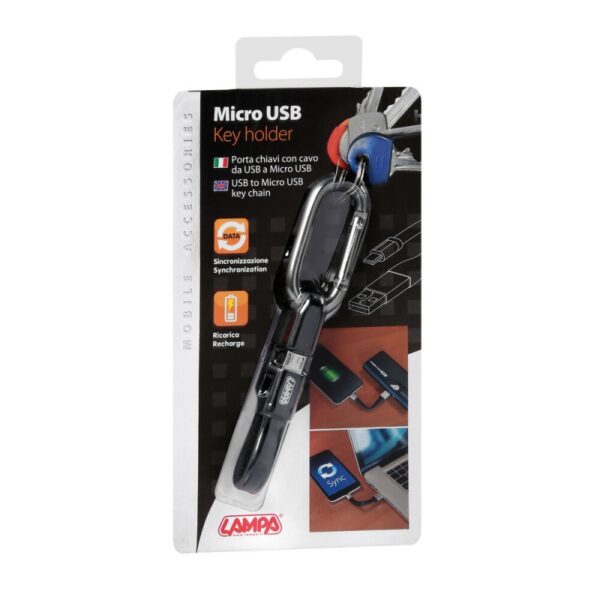 LLAVERO USB Y MICRO USB CABLE 10 CM - Imagen 6