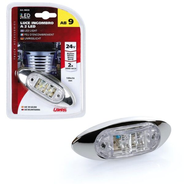 LUZ 2 LED 24V BLANCO - Imagen 5