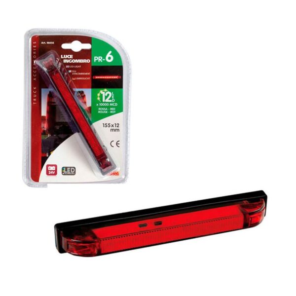LUZ DE GALIBO 12 LED ROJO 24 V - Imagen 3