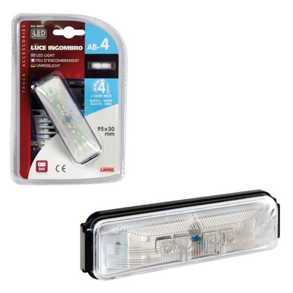 LUZ DE GALIBO 4 LED BLANCO 24 V - Imagen 5
